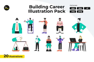 Career Businesspeople Illustration Pack