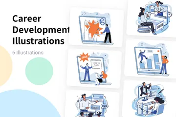 Career Development Illustration Pack