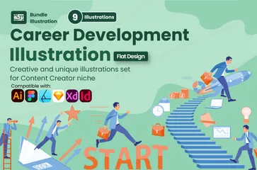 Career Development Illustration Pack