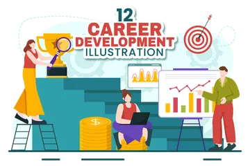 Career Development Illustration Pack