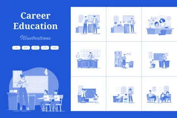 Career Education Illustration Pack