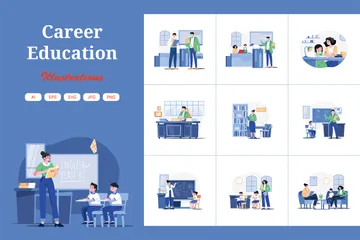 Career Education Illustration Pack