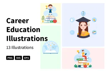 Career Education Illustration Pack