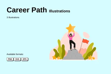Career Path Illustration Pack
