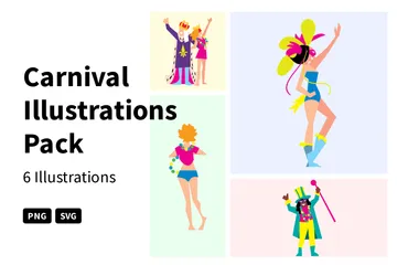 Carnaval Pack d'Illustrations