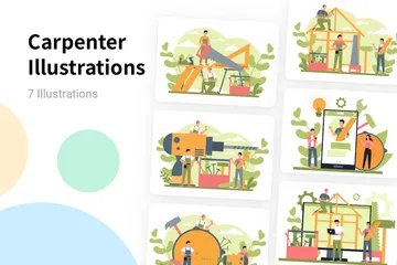 Carpenter Illustration Pack