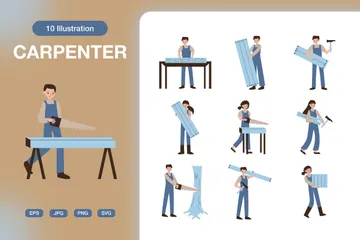 Carpenter Illustration Pack