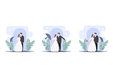 Casamento Pacote de Ilustrações