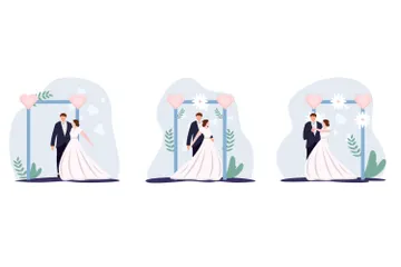 Casamento Pacote de Ilustrações