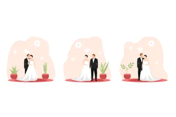 Casamento Pacote de Ilustrações