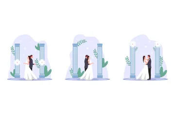 Casamento Pacote de Ilustrações