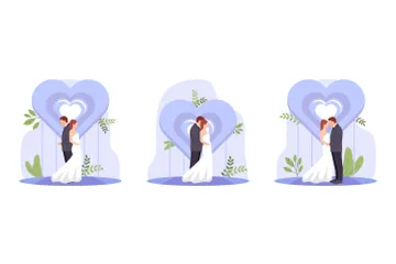 Casamento Pacote de Ilustrações