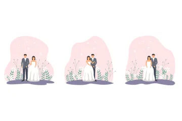 Casamento Pacote de Ilustrações