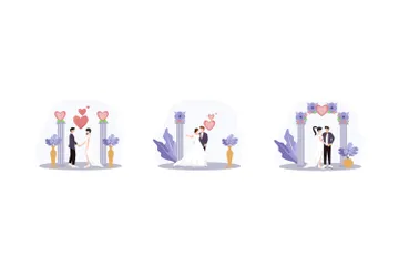 Casamento Pacote de Ilustrações