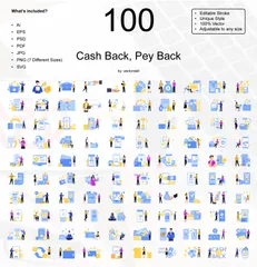 Cash Back & Pay Back Illustration Pack