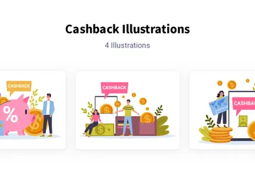 Cashback Illustrationspack
