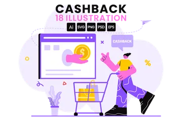 Cashback Illustrationspack