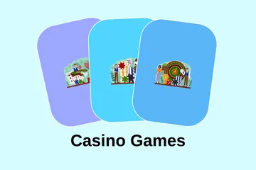 Casino Games Illustration Pack