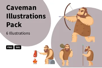 Caveman Illustration Pack