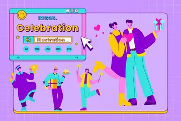 Celebration Illustration Pack