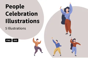 Célébration des gens Pack d'Illustrations