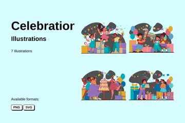 Celebration Illustration Pack