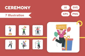 Ceremony Illustration Pack