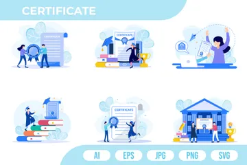 Certificado Paquete de Ilustraciones