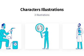Characters Illustration Pack