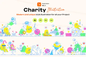 Charity Illustration Pack