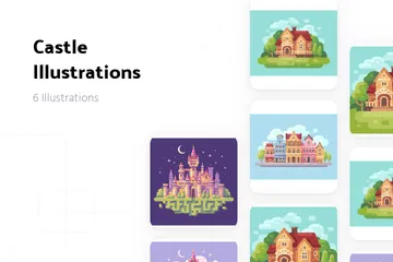 Château Pack d'Illustrations