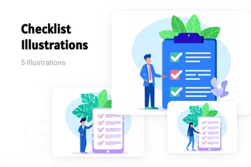 Checklist Illustration Pack