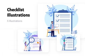 Checklist Illustration Pack