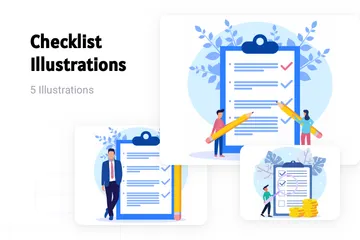 Checklist Illustration Pack