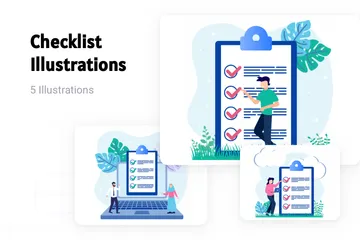 Checklist Illustration Pack