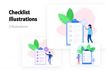 Checklist Illustration Pack