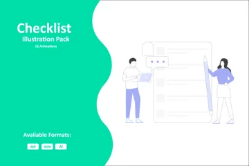 Checkliste Illustrationspack