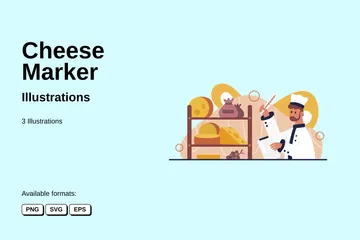 Cheese Marker Illustration Pack