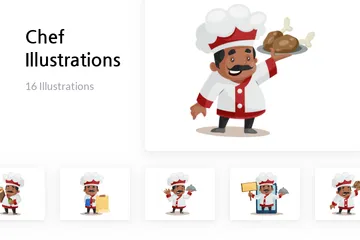 Chef Illustration Pack