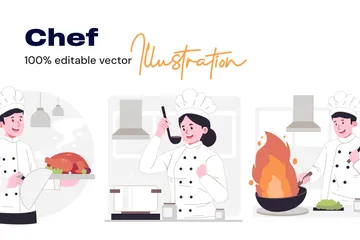Chef Pack d'Illustrations