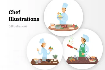 Chef Illustration Pack