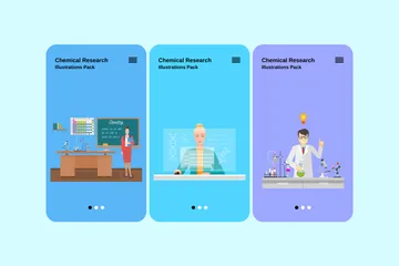 Chemical Research Illustration Pack