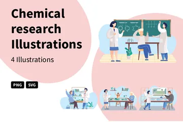 Chemical Research Illustration Pack