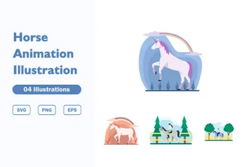 Cheval Pack d'Illustrations