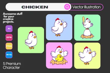 Chicken Illustration Pack