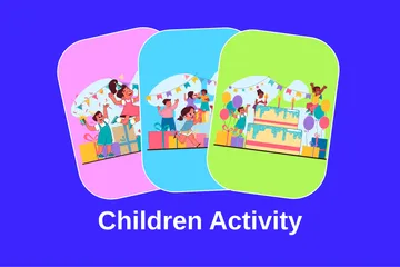 Children Activity Illustration Pack