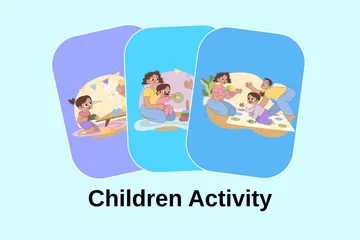 Children Activity Illustration Pack