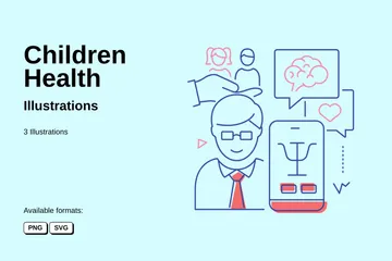 Children Health Illustration Pack