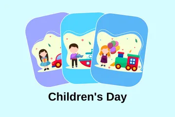 Children's Day Illustration Pack