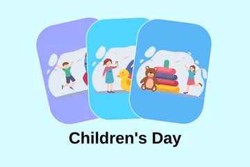 Children's Day Illustration Pack